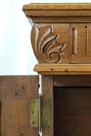 Unique_Danish_Cabinetmaker_Solid_Oak_Desk_with_Carved_Doors,_Denmark,_1960s