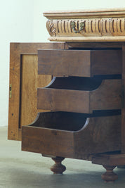 Unique_Danish_Cabinetmaker_Solid_Oak_Desk_with_Carved_Doors,_Denmark,_1960s