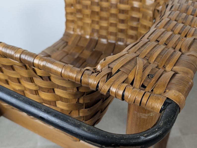 Handcrafted_Braided_Chestnut_Chair,_National_Crafts_Award,_Spain,_1980s