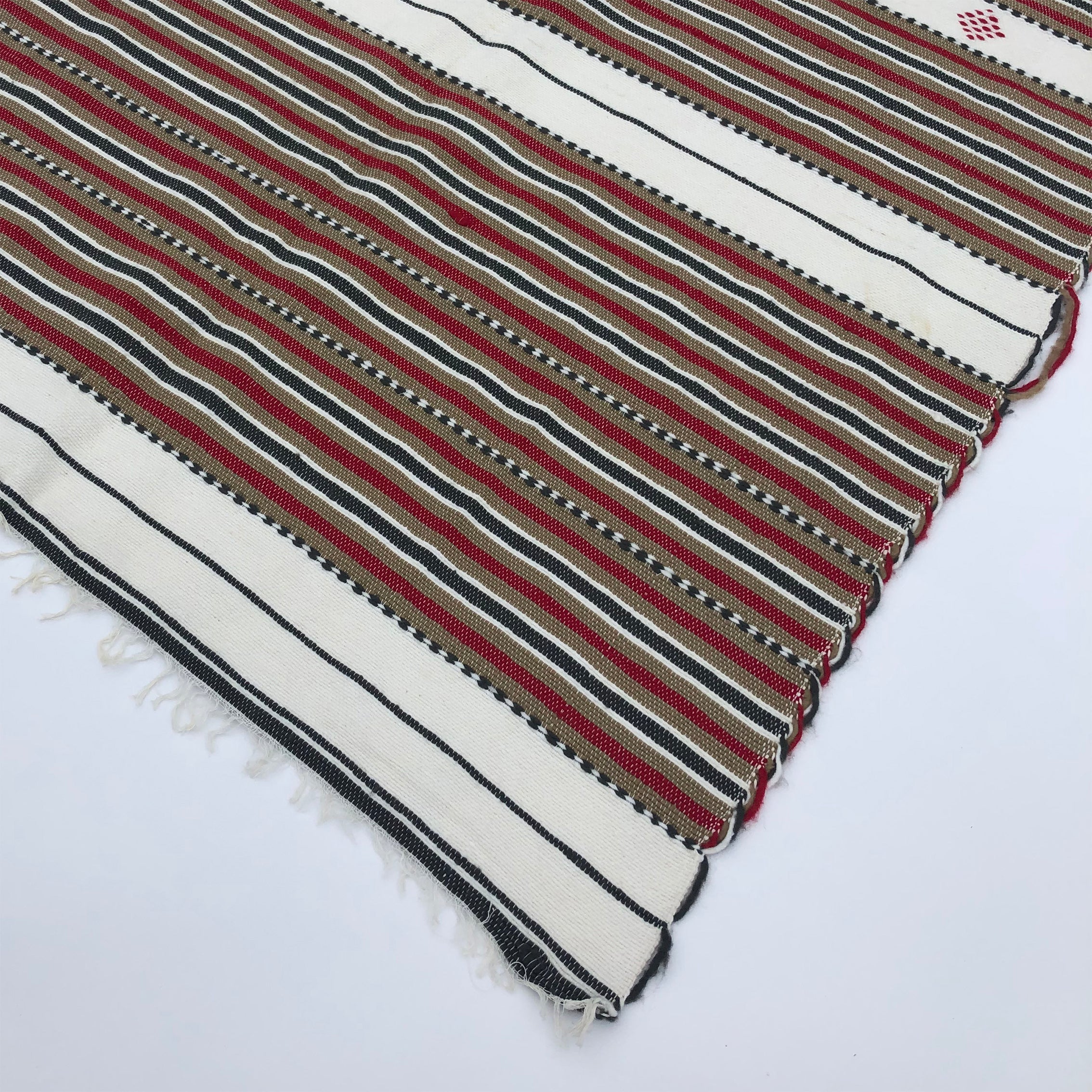 Kabylie_Handwoven_Wool_Rug_in_Tricolour_Stripes,_Algeria_1980s