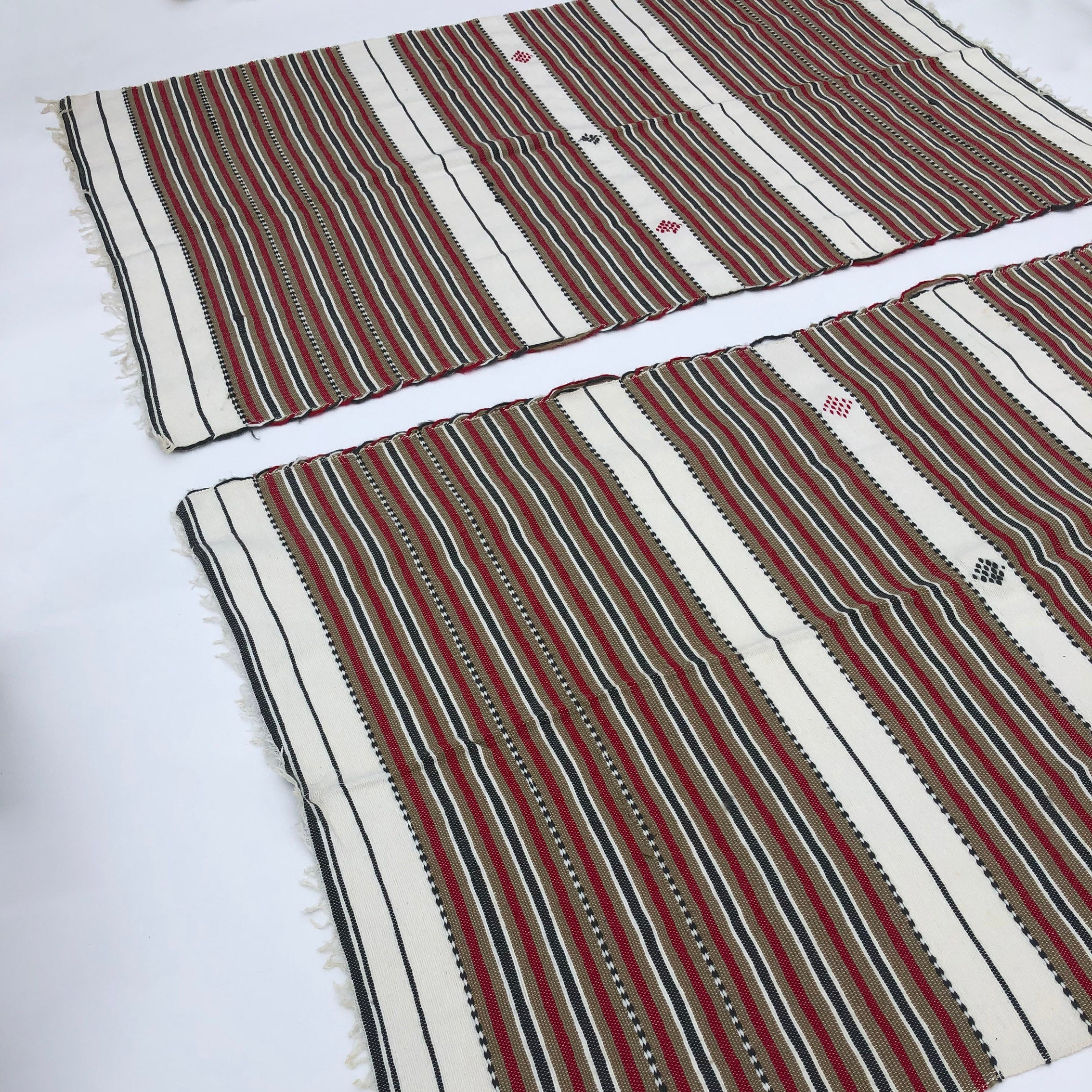 Kabylie_Handwoven_Wool_Rug_in_Tricolour_Stripes,_Algeria_1980s