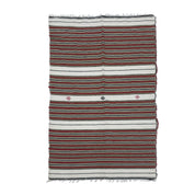 Kabylie_Handwoven_Wool_Rug_in_Tricolour_Stripes,_Algeria_1980s