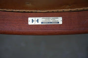 Hans_J._Wegner,_Armchair_in_Teak_&_Leather,_The_Chair_model_JH501,_1950s