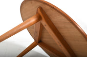 1950s_Round_Coffee_Table_Model_AT_8_by_Hans_J._Wegner_for_Andreas_Tuck,_Denmark