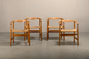 Set_of_4_Hans_J._Wegner_PP201_Dining_Chairs_for_PP_Møbler_in_Oak_and_Paper_Cord,_Denmark,_1970s