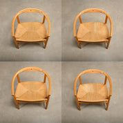 Set_of_4_Hans_J._Wegner_PP201_Dining_Chairs_for_PP_Møbler_in_Oak_and_Paper_Cord,_Denmark,_1970s