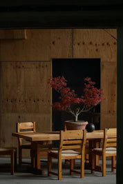 Hans_Jørgen_Frydendal_Brutalist_Pine_Dining_Table,_Denmark_1970s