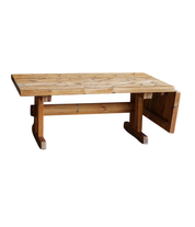 Hans_Jørgen_Frydendal_Brutalist_Pine_Dining_Table,_Denmark_1970s