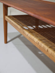 Hans_Wegner_AT10_coffee_table_teak_wood_wicker
