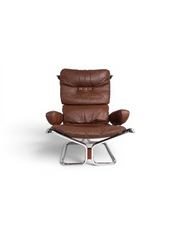 Harald_Relling_Wing_Lounge_Chair_for_Westnofa_in_Leather_and_Chrome,_Norway_1970s