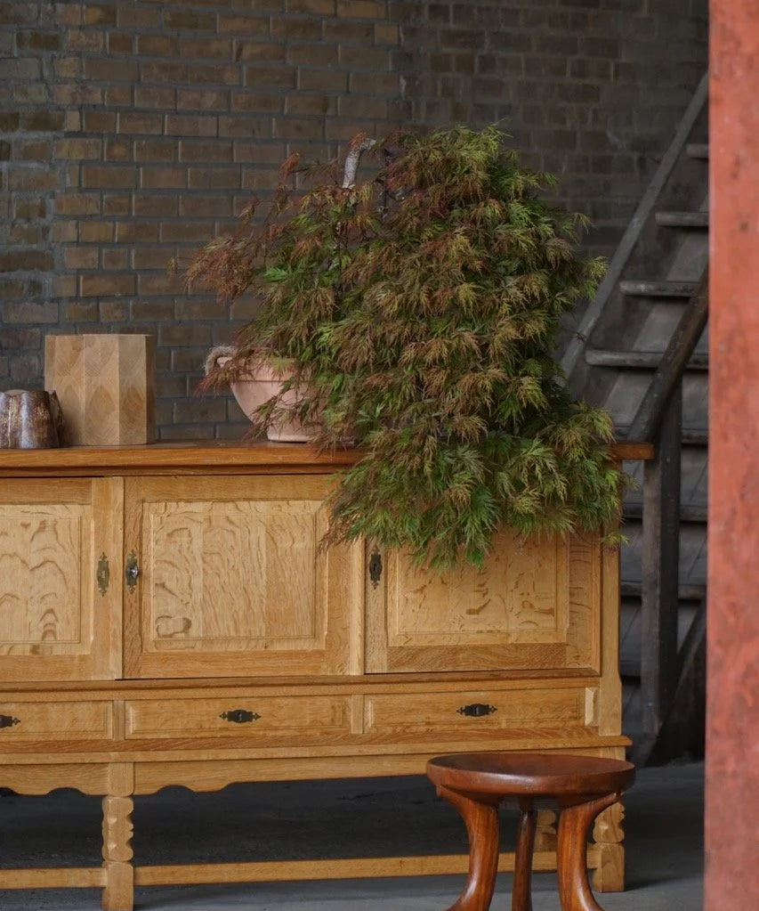 Henning_Kjærnulf_Brutalist_Oak_Sideboard,_Danish_Mid_Century_Modern_Credenza,_1960s