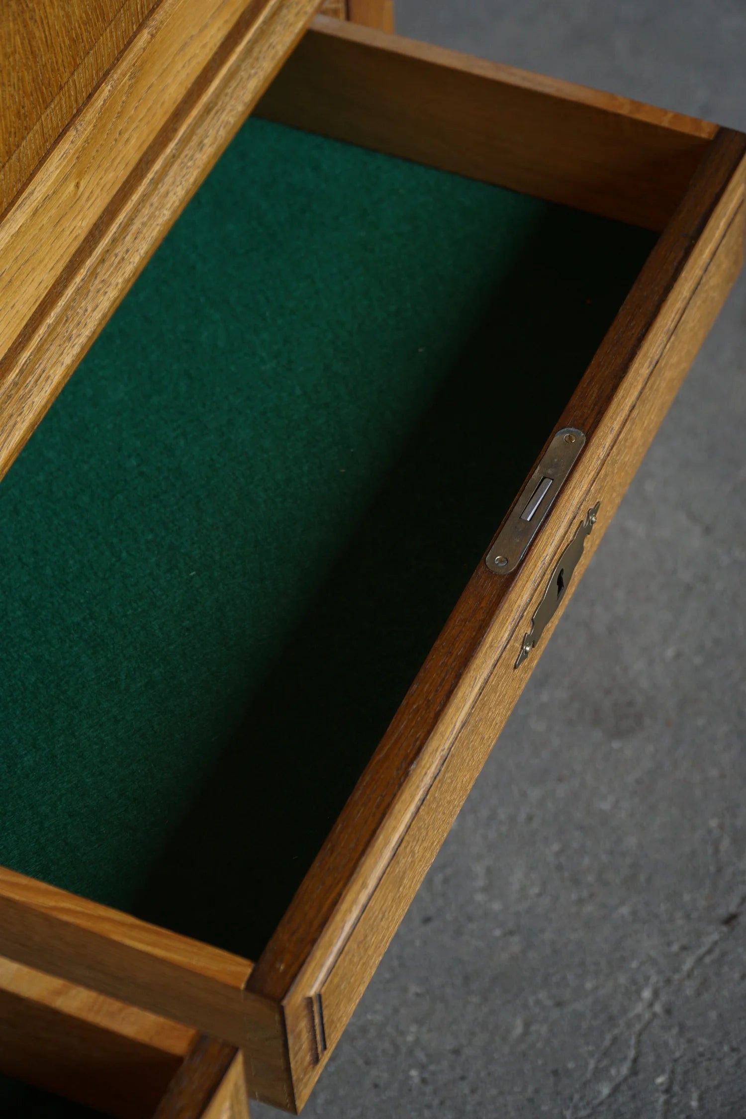 Henning_Kjærnulf_Dark_Stained_Oak_Sideboard,_Danish_Brutalist_Credenza_for_EG_Møbler,_1960s