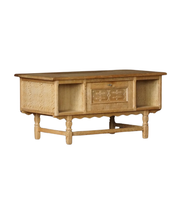 Henning_Kjærnulf_Freestanding_Oak_Desk,_Danish_Mid_Century_Modern,_1950s
