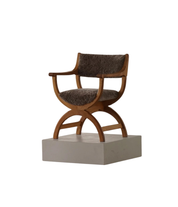 Henning_Kjærnulf_‘Kurul’_Armchair_in_Oak_and_Lambswool,_Danish_Modern_Design