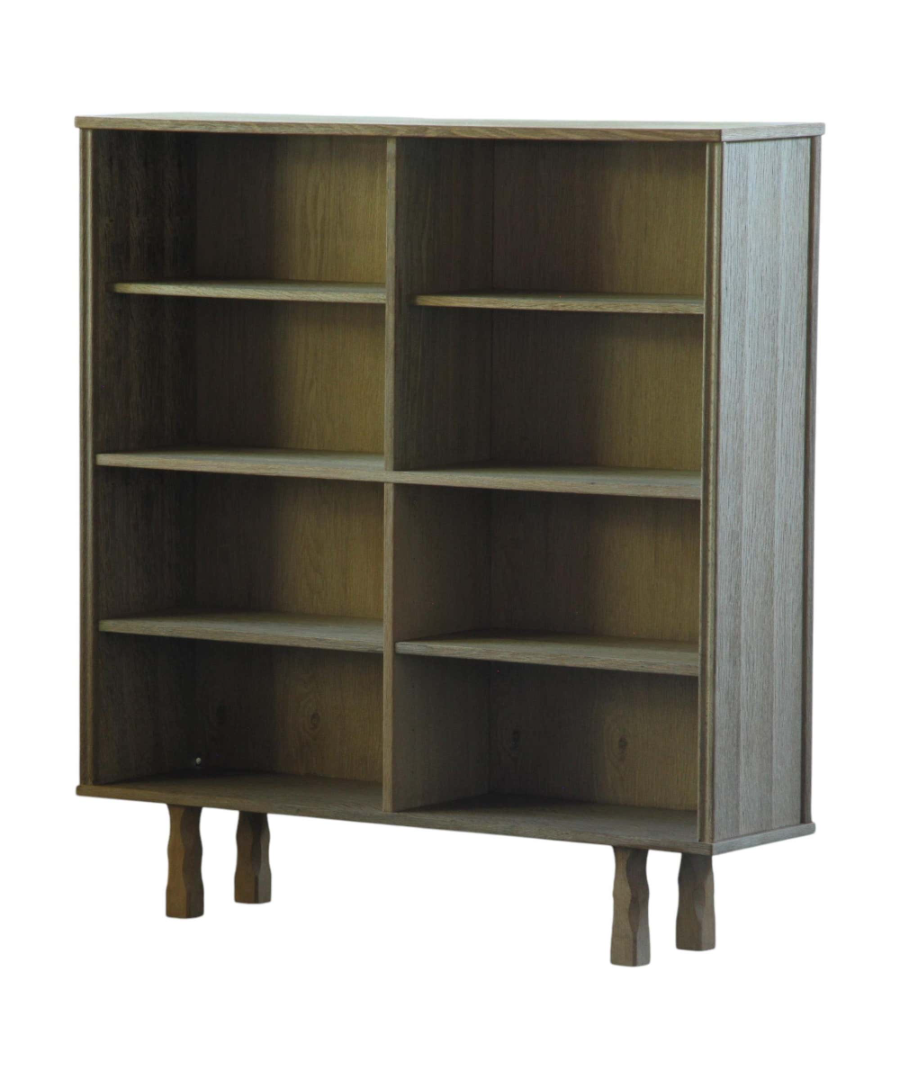 Henning_Kjærnulf_Oak_Bookcase_for_Nyrup_Møbelfabrik,_Danish_Design,_1960s