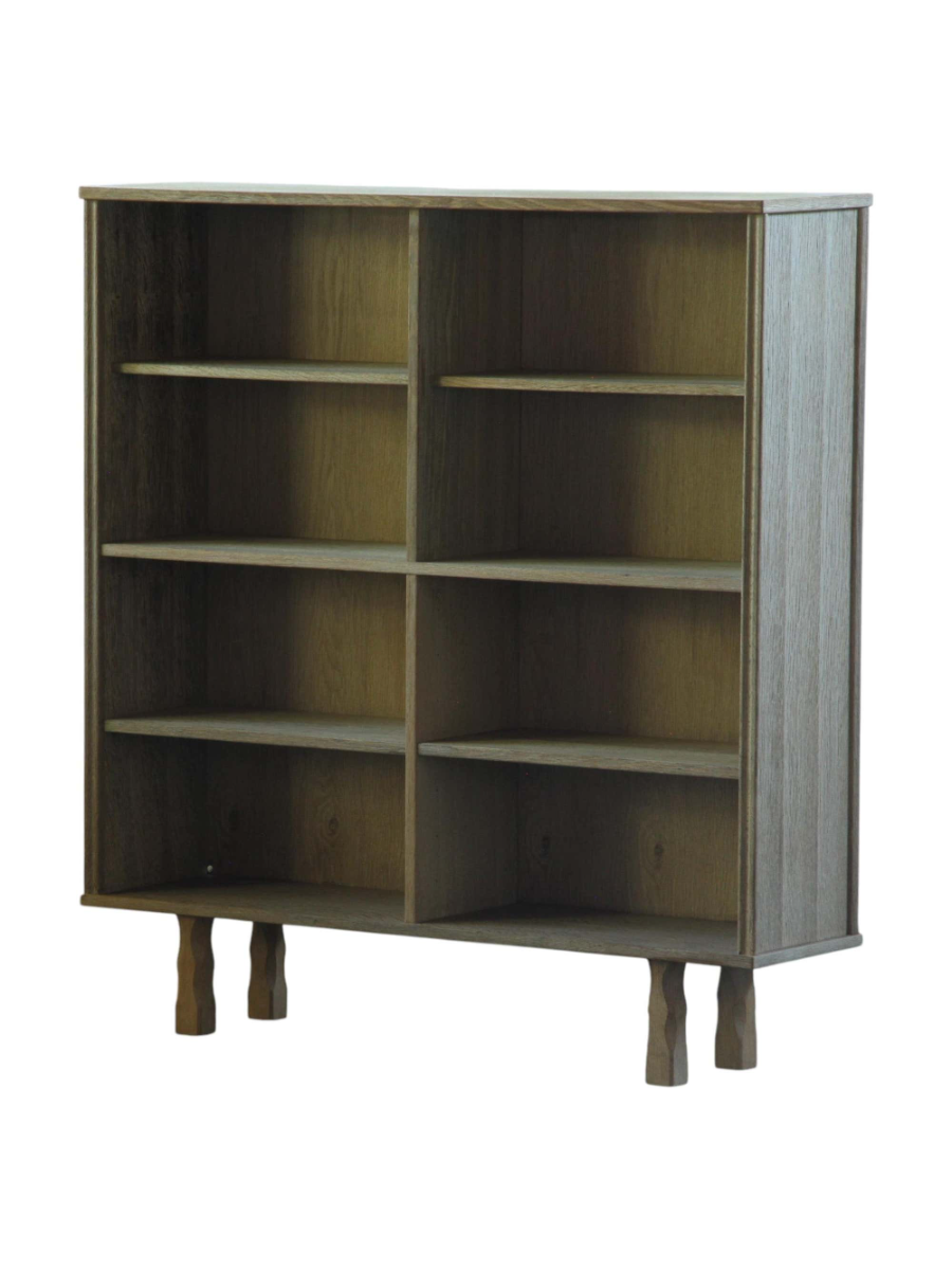 Henning_Kjærnulf_Oak_Bookcase_for_Nyrup_Møbelfabrik,_Danish_Design,_1960s