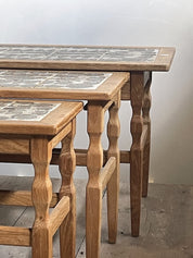 Set_of_3_Henning_Kjærnulf_Nesting_Tables_for_EG_Kvalitetsmøbel_in_Solid_Oak_and_Ceramic_Tile,_Denmark,_1960s