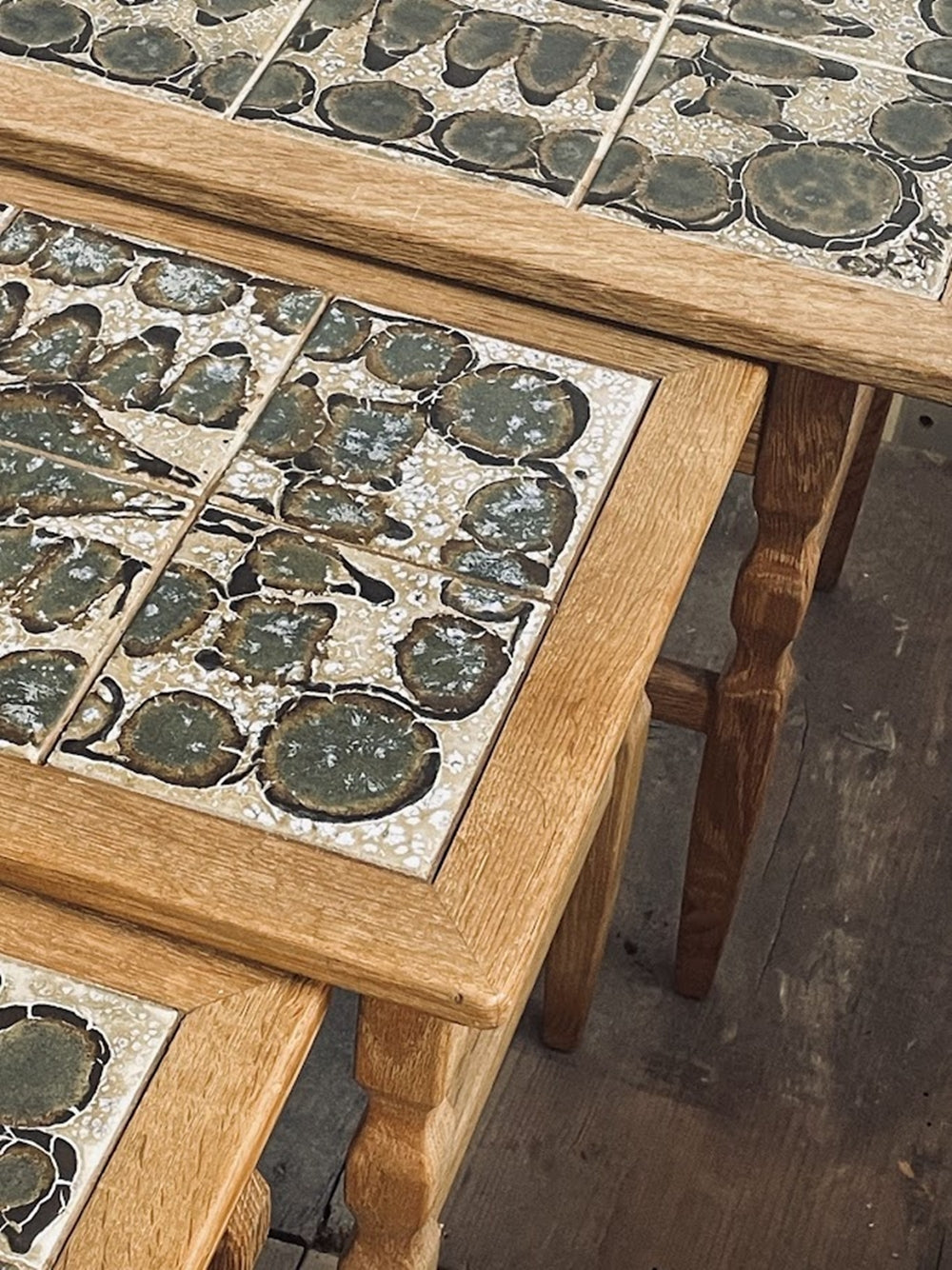 Set_of_3_Henning_Kjærnulf_Nesting_Tables_for_EG_Kvalitetsmøbel_in_Solid_Oak_and_Ceramic_Tile,_Denmark,_1960s