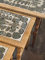 Set_of_3_Henning_Kjærnulf_Nesting_Tables_for_EG_Kvalitetsmøbel_in_Solid_Oak_and_Ceramic_Tile,_Denmark,_1960s