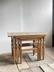Set_of_3_Henning_Kjærnulf_Nesting_Tables_for_EG_Kvalitetsmøbel_in_Solid_Oak_and_Ceramic_Tile,_Denmark,_1960s