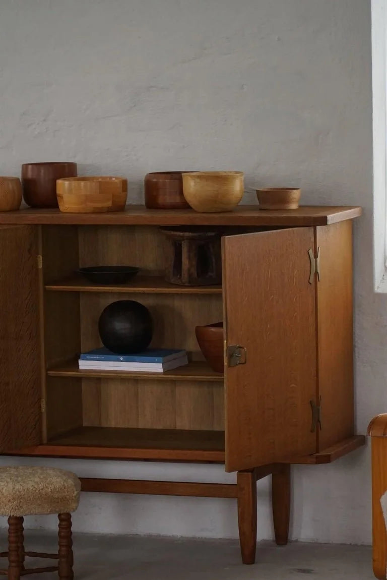 Henning_Kjærnulf,_Sideboard_in_Oak_&_Brass,_Danish_Mid_Century_Modern,_1960s