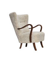 High-Back_Armchair_by_Alfred_Christensen_for_Slagelse_Møbelværk_in_Sheepskin,_Denmark,_1960s