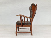 Danish_High_Back_Sheepskin_Armchair_in_Oak,_1960s,_Denmark