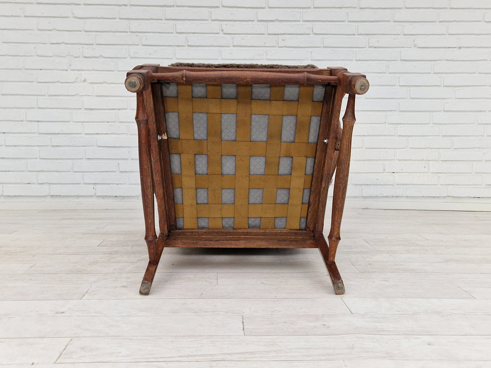 Danish_High_Back_Sheepskin_Armchair_in_Oak,_1960s,_Denmark
