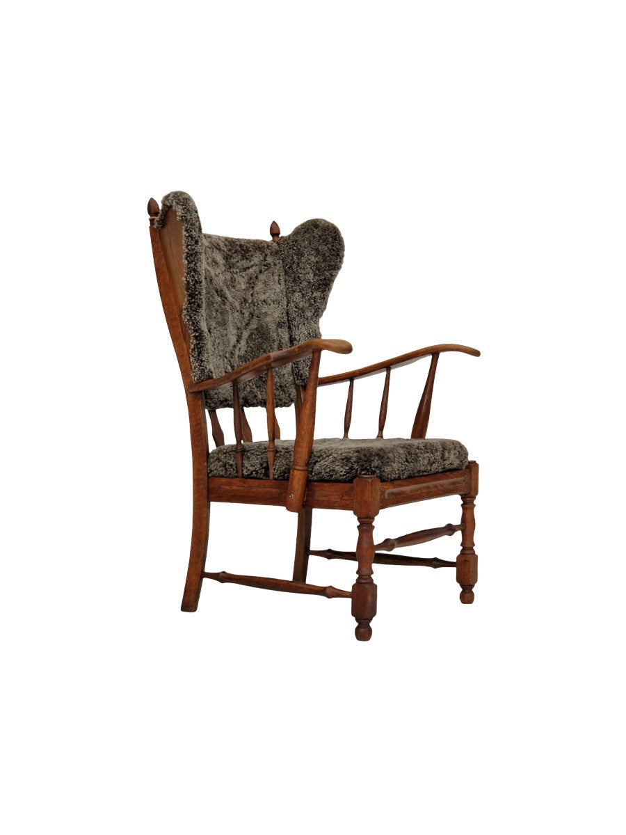 High_Back_Wing_Chair_by_Regan_Aarhus_1960_Denmark