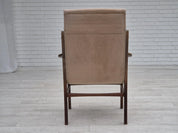 Highback_Armchair,_Beech_Wood_&_Velour,_1960s_Denmark