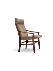 Highback_Armchair,_Beech_Wood_&_Velour,_1960s_Denmark