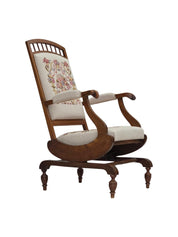 Highback_Rocking_Chair_in_Ash_and_Wool,_1930s,_Denmark