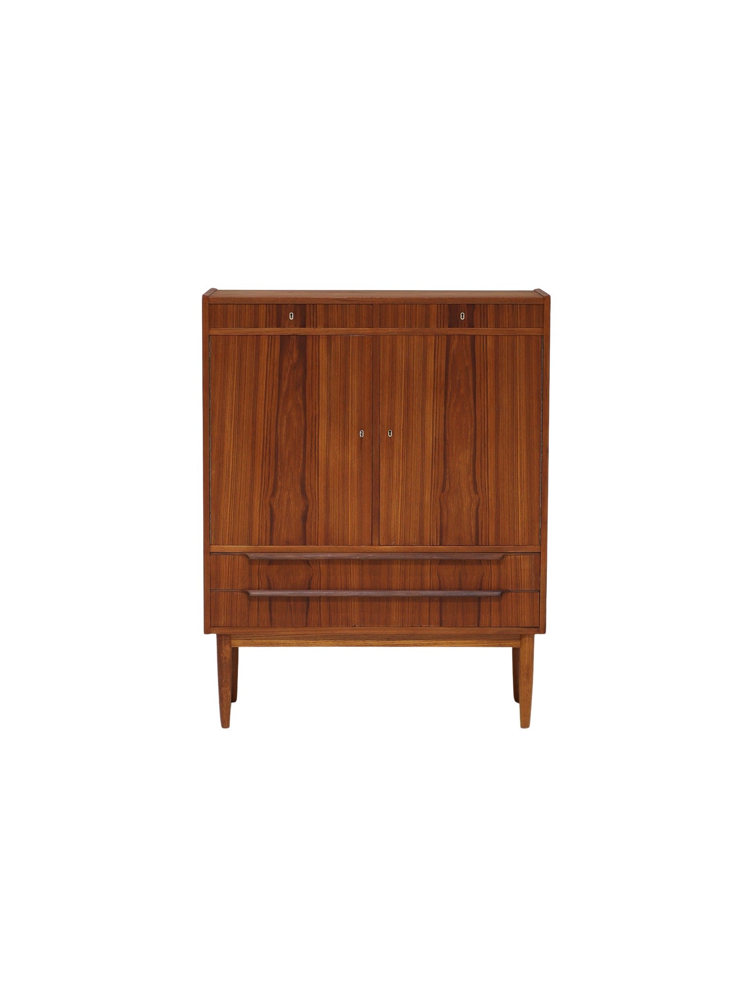 Teak_Highboard_by_Andreas_Pedersen_Møbelfabrik,_1960s,_Denmark