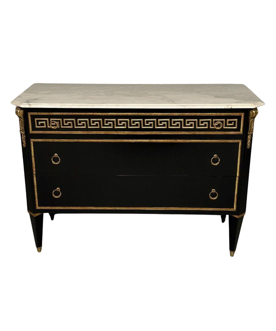 Hollywood_Regency_Ebonized_Cabinet,_Greek_Key_Bronze_Mounted_1970s