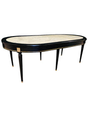 Hollywood_Regency_Ebony_Dining_Table,_Jansen_Style_Marble_Top,_1930s_France