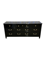 Hollywood_Regency_Ebony_Dresser_Sideboard_Bronze_Accents_1960s_USA