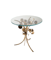 Hollywood_Regency_Gilt_Metal_Rose_Side_Table_with_Clear_Glass_Top,_1970s
