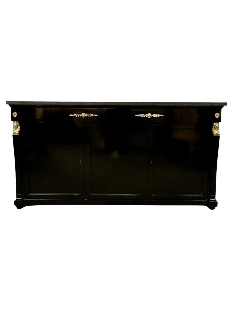 Hollywood_Regency_Sideboard,_Bronze-Mounted_Empire_Style_1950s_France