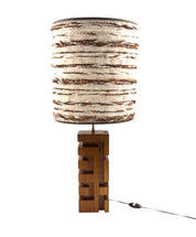 Hollywood_Regency_Wood_and_Brass_Table_Lamp_with_Lampshade,_France,_1970s