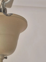 French_Hot_Air_Balloon_Chandelier_in_Gilt_Iron_and_Painted_Tole,_Mid_Century_Decorative_Ceiling_Light