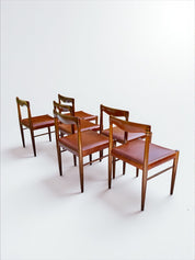 Set_of_Dinning_by_H.W.Klein_&_Cognac_in_Teak_and_Leather_for_Bramin,_Denmark_1960's
