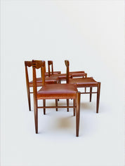 Set_of_Dinning_by_H.W.Klein_&_Cognac_in_Teak_and_Leather_for_Bramin,_Denmark_1960's