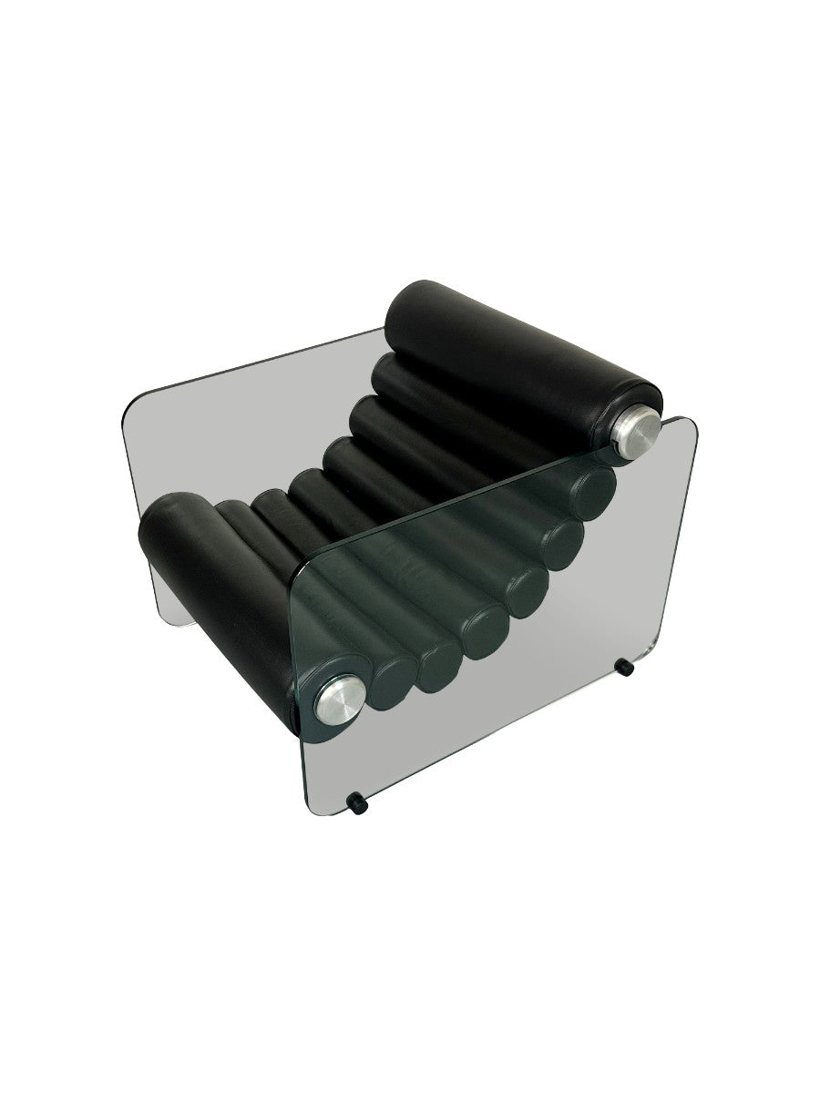 Hyaline_leather_and_glass_armchair_by_Fabio_Lenci_for_Comfortline_Italy_1960s