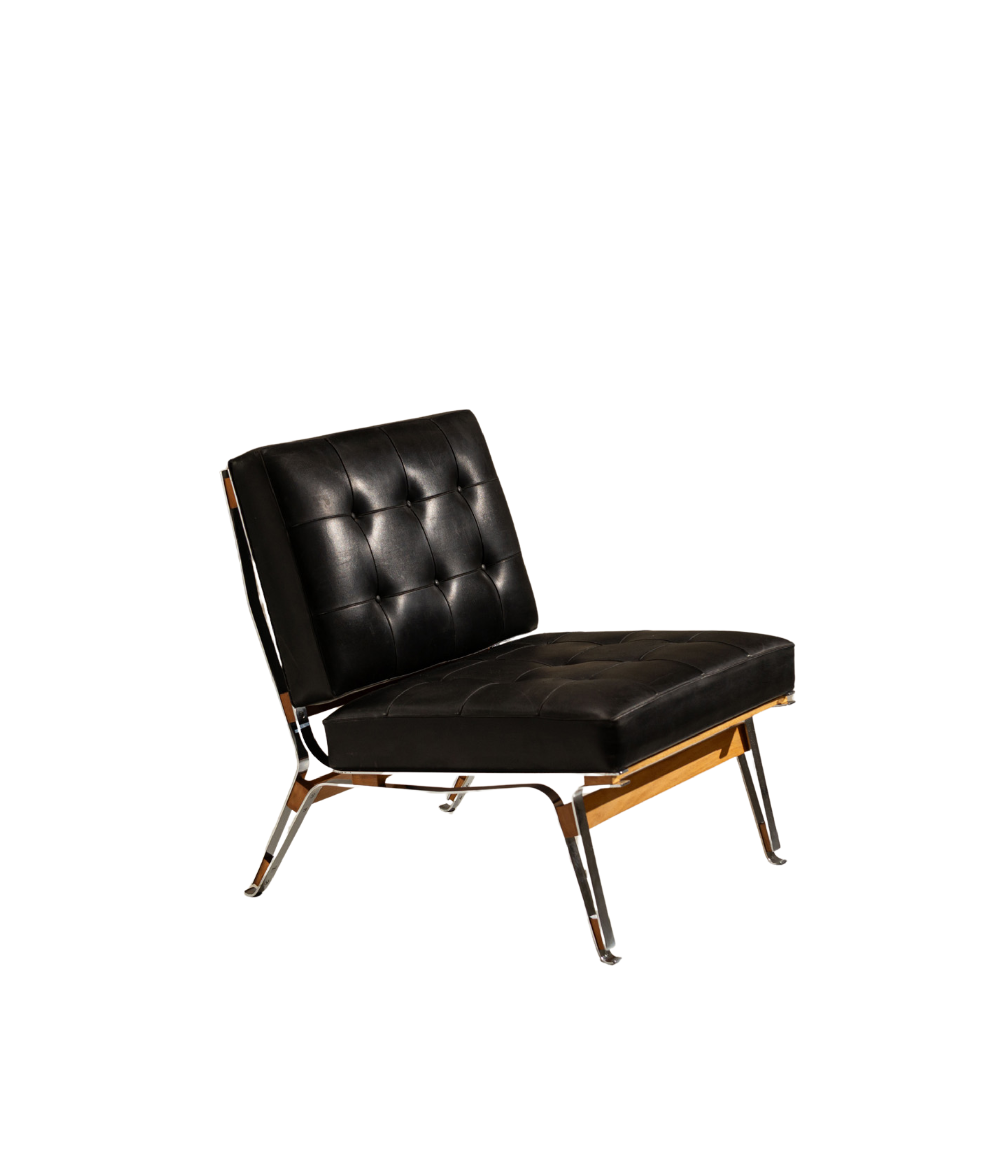Ico_Parisi_Lounge_Chair_for_Cassina_in_Walnut_and_Leather,_1950s