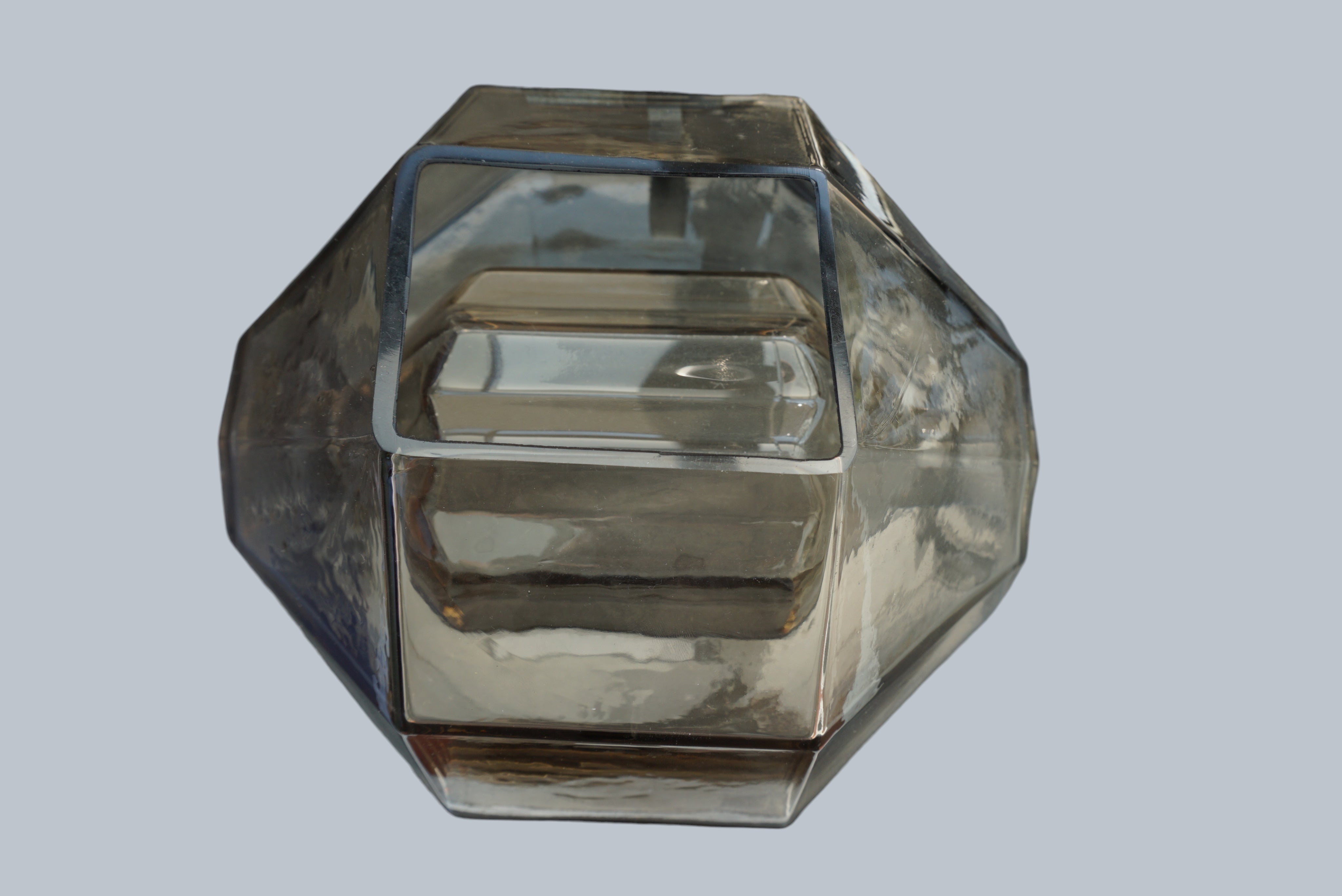 Vinicio_Vianello_Pendant_Lamp_for_Vistosi_in_Smoked_Glass,_Italy_1957