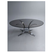 Sculptural_Chrome_and_Smoked_Glass_Dining_Table,_1970s
