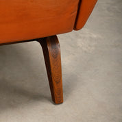 Illum_Wikkelsø_Model_110_Wingback_Armchair_in_Cognac_Leather,_Denmark