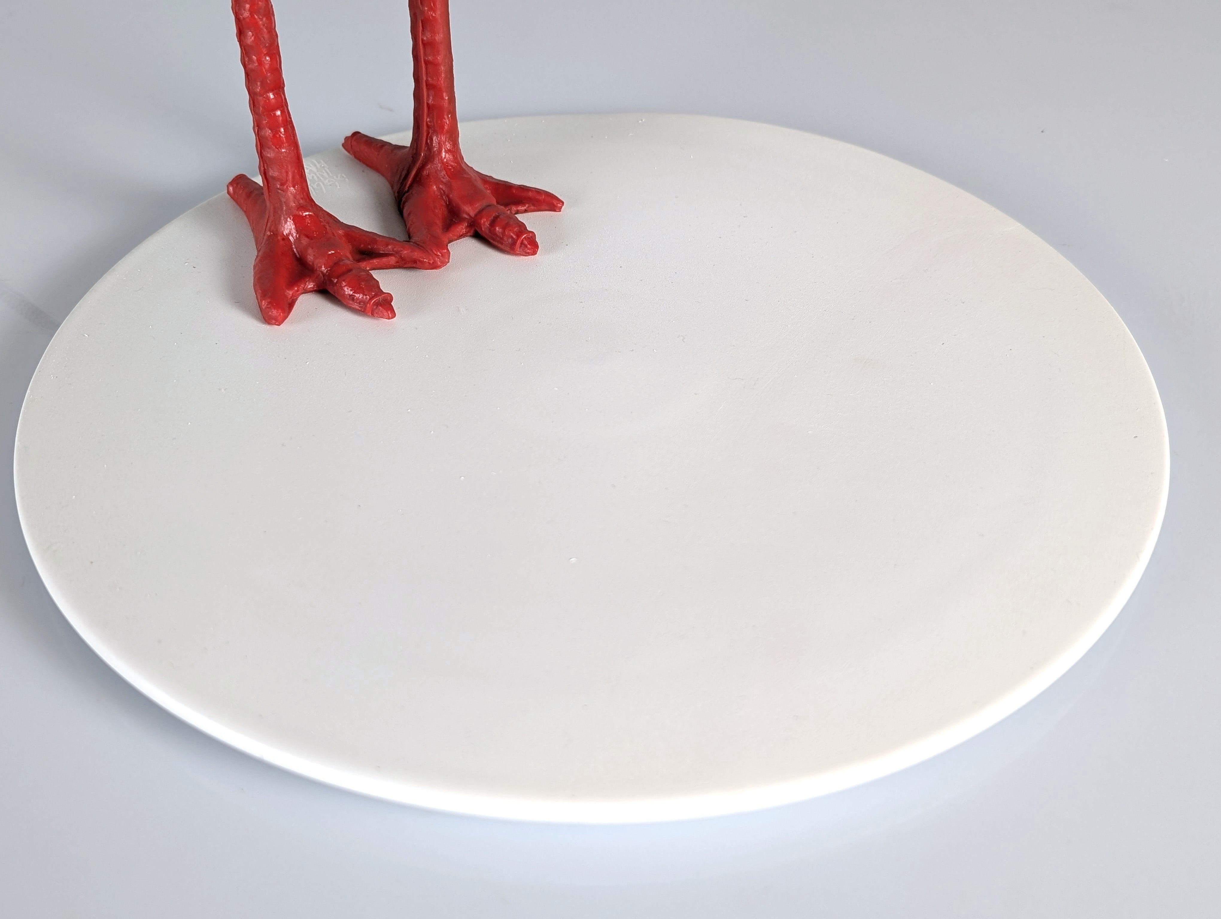 Bibibibi_Table_Lamp_by_Ingo_Maurer_in_Porcelain,_Metal_and_Red_Plastic,_Germany,_1982
