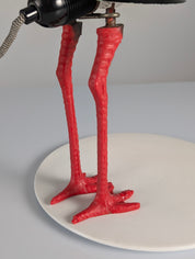 Bibibibi_Table_Lamp_by_Ingo_Maurer_in_Porcelain,_Metal_and_Red_Plastic,_Germany,_1982