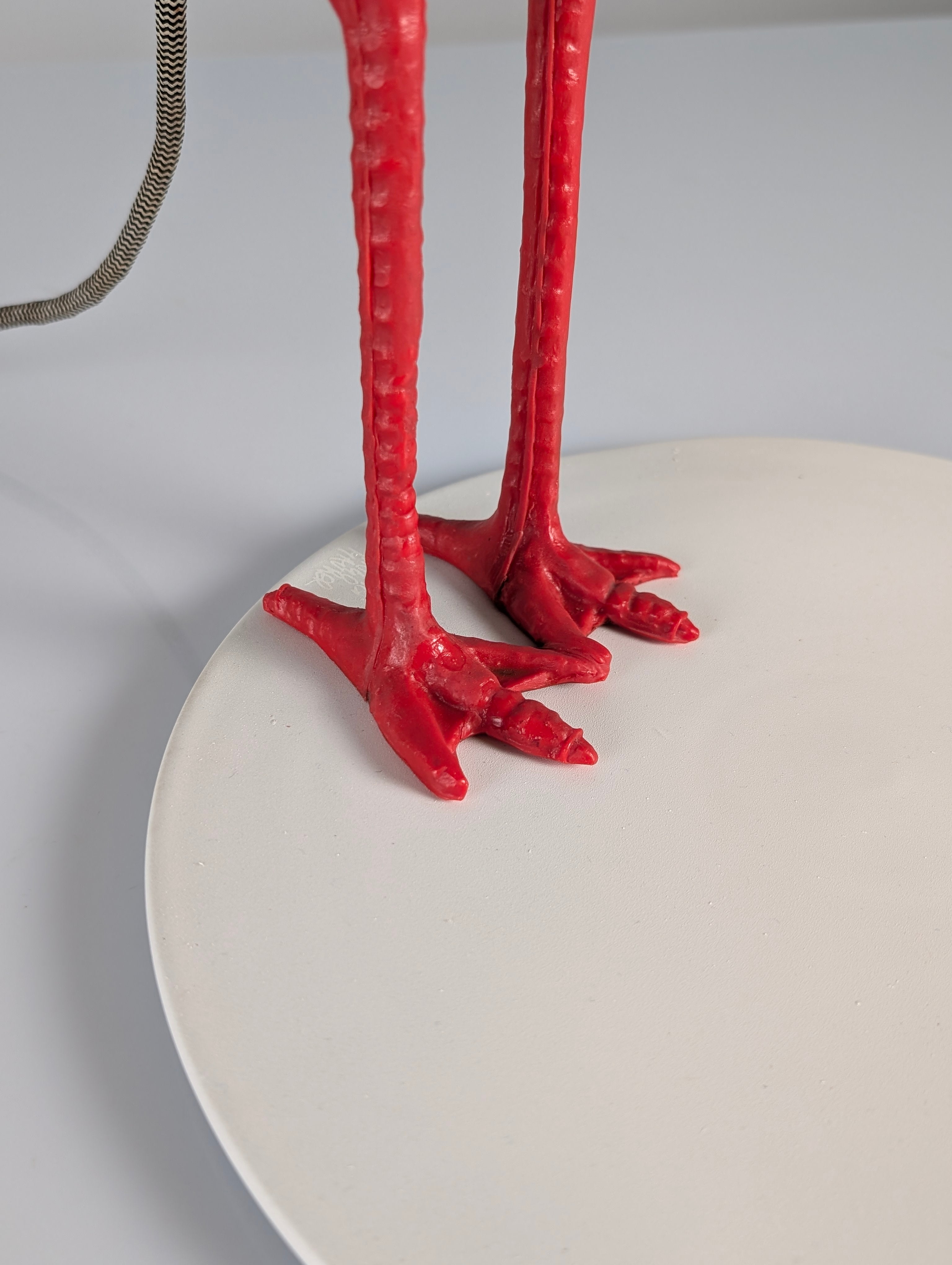Bibibibi_Table_Lamp_by_Ingo_Maurer_in_Porcelain,_Metal_and_Red_Plastic,_Germany,_1982